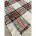 Winter warm checked scarves for women